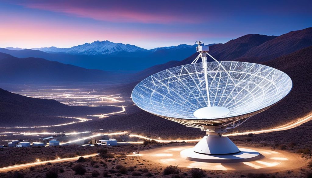 Antena Parabólica para Internet via Satélite