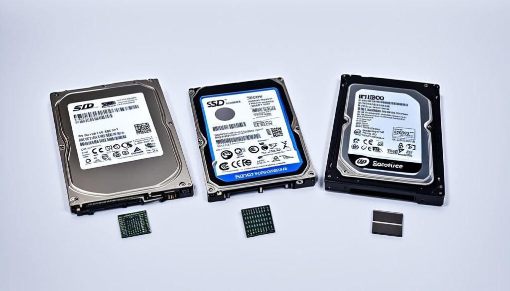 Armazenamento SSD vs HDD