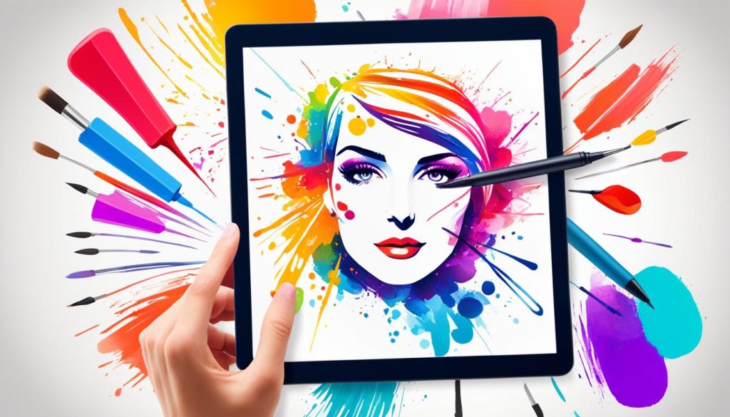 Canetas digitais para tablet gráficos