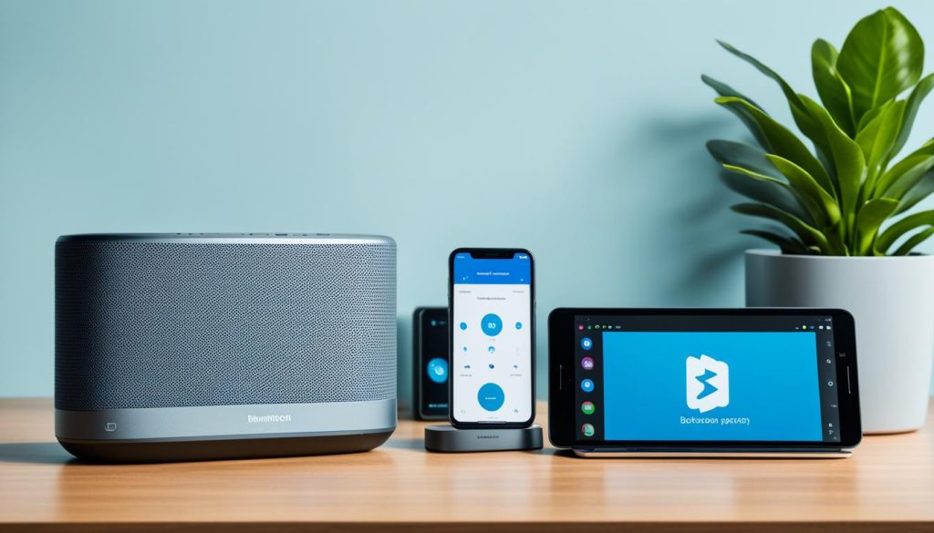 Conectividade Bluetooth em Caixa de Som