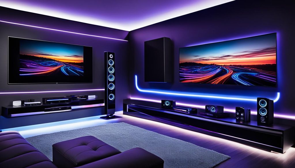 Conectividade em Home Theater