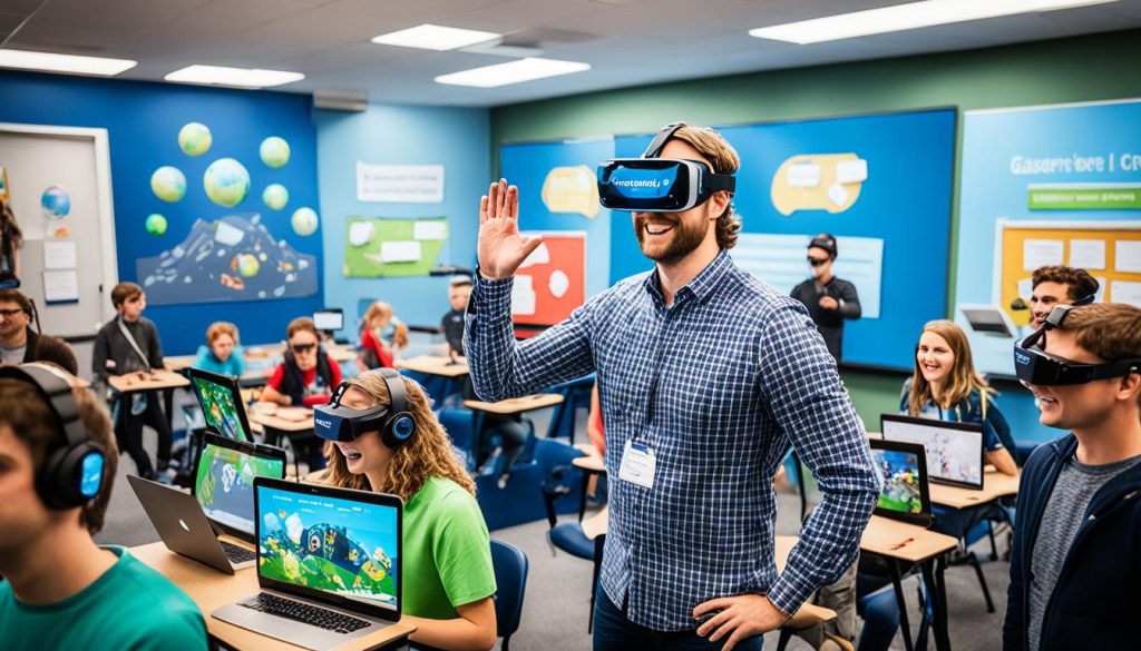 Inovação educacional em realidade virtual