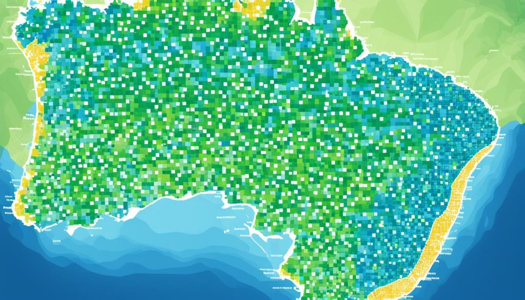 Mapa de Disponibilidade de Internet no Brasil