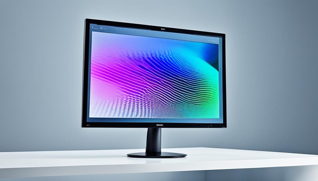 Monitor calibrável para precisão de cores