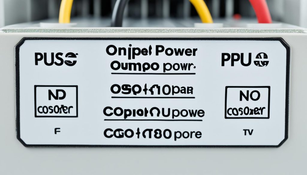 Potência contínua versus potência de pico em PSUs