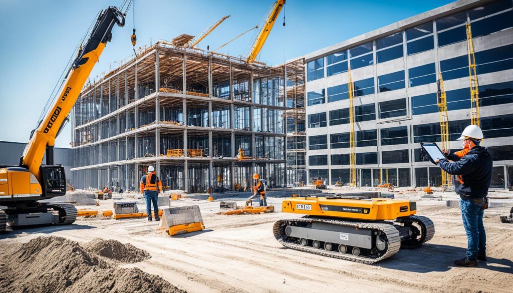 Técnicas de construção avançadas no canteiro de obras