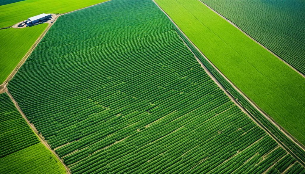 Uso eficiente do solo na agricultura moderna