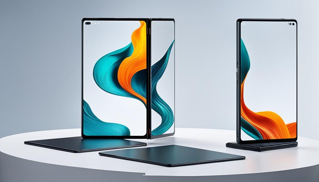 Xiaomi Mix Fold 2 destacando-se no mercado de telas inovadoras