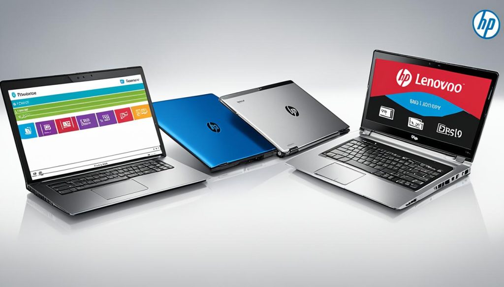 análise laptop híbrido HP, Dell, Lenovo