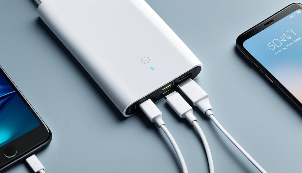 conector Lightning e USB-C