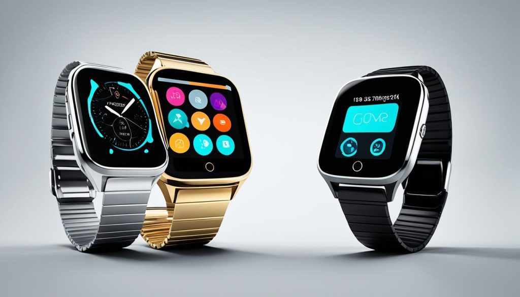 design inovador de smartwatches