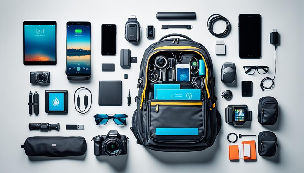 gadgets de segurança para viagens