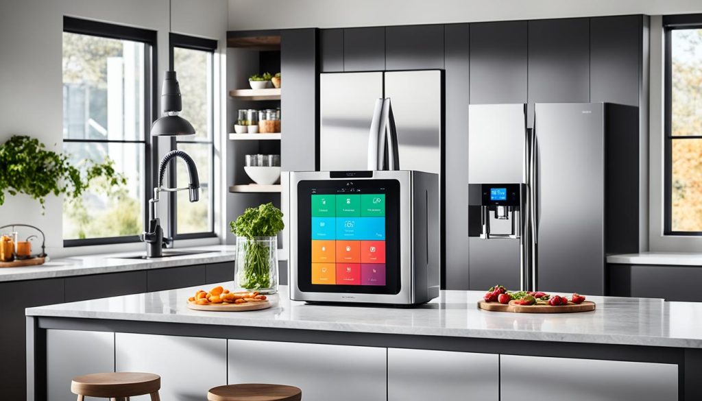 tecnologia smart home na cozinha do futuro